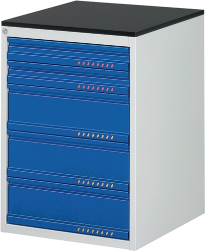 TECWERK Schubladenschrank BK 650 H820xB580xT650mm Einfachauszug 