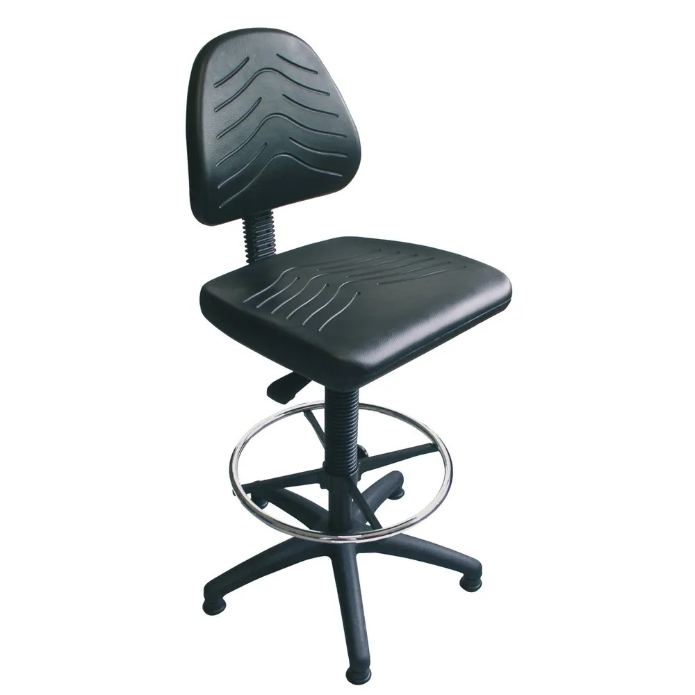HEMMDAL Arbeitsdrehstuhl Komfort, PU-Sitz, Sitzhöhe 510-700 mm, Kunststoffbasis