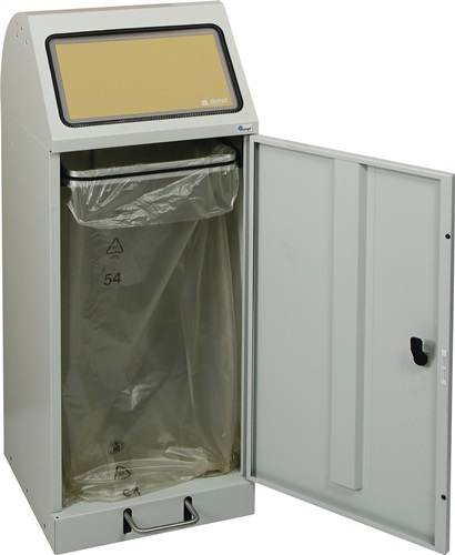 Wertstoffsammler 70 l H1000xB400xT380mm lichtgrau STUMPF