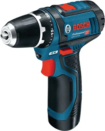 Bosch Akku-Bohrschrauber GSR 12 V-15 12 V 2 + 4 Ah 1 - 10 mm