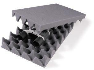 Schaumstoffeinlage Maße 420x297mm A3 Stärke 40mm grau TRANSPAK