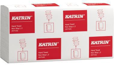 Katrin Papierhandtuch Non Stop L2 61594 2lg. 20,3x32cm weiß 3.000Bl.