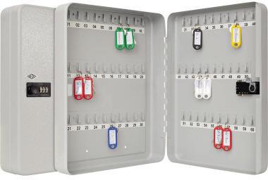 WEDO Schlüsselschrank 10246037 288x94x370mm 60Schlüssel lichtgrau