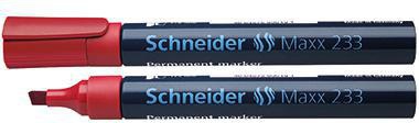 Schneider Permanentmarker 233 123302 1-5mm Keilspitze rot