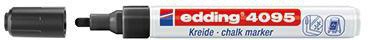 edding Kreidemarker 4095 4-4095001 2-3mm Rundspitze schwarz