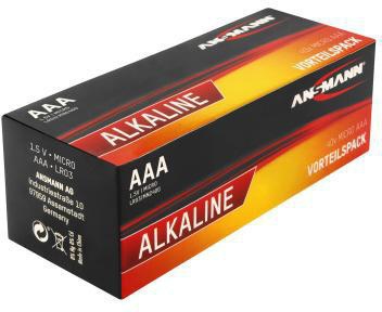 ANSMANN Batterie 1521-0015 Alkaline Micro AAA LR03 40St.