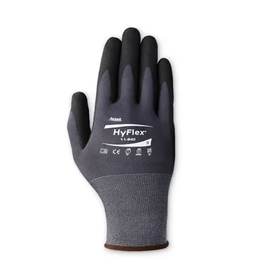 ANSELL Allround-Schutzhandschuh HYFLEX grau/schwarz (11-840)