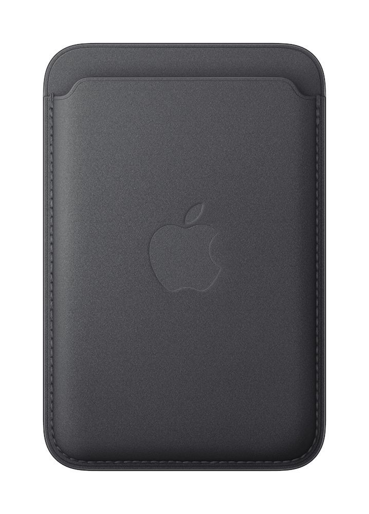 Apple iPhone Feingewebe Wallet mit MagSafe, Schwarz