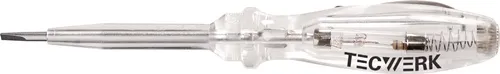 TECWERK Spannungsprüfer 150-250V AC einpolig Schneiden-B.3mm