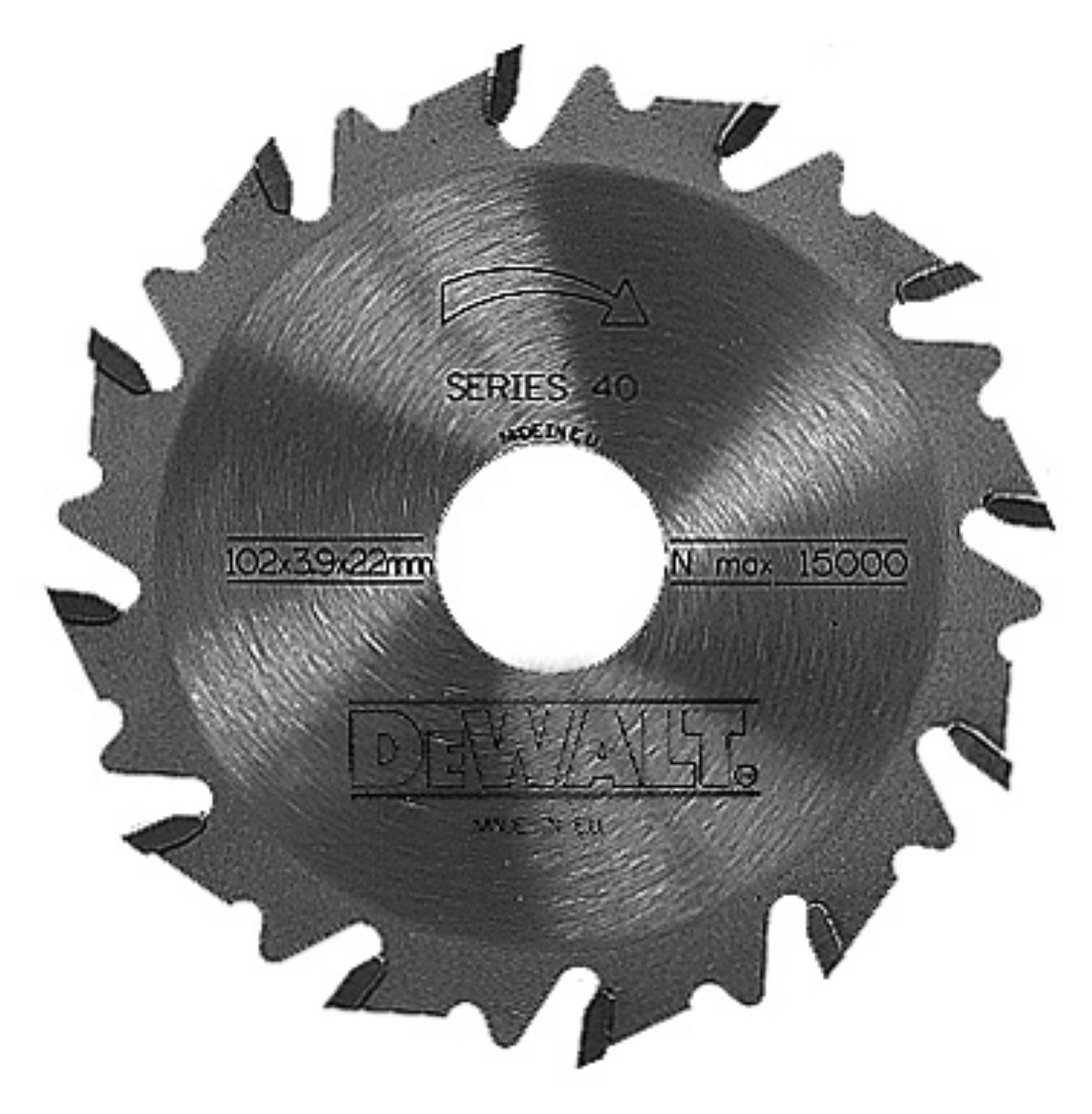 DEWALT DT1306-QZ Nutfräser HM 102/22/4,0 mm 12WZ