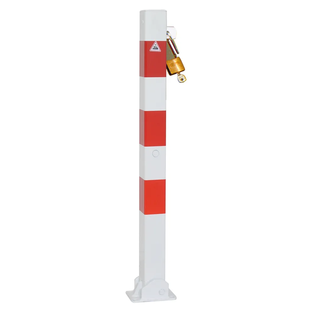 Absperrpfosten 70 x 70 mm umlegbar für Vorhangschloss