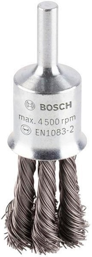 Bosch Pinselbürste PRO Metal heavy Drahtstärke 0,35mm D.19mm Stahl gezopfter Draht