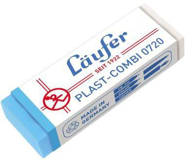 Läufer Radierer Plast-Combi 07200 65x21x12mm