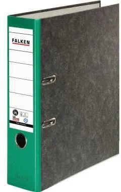 Falken Ordner S80 80024714 DIN A4 80mm RC Pappe grün