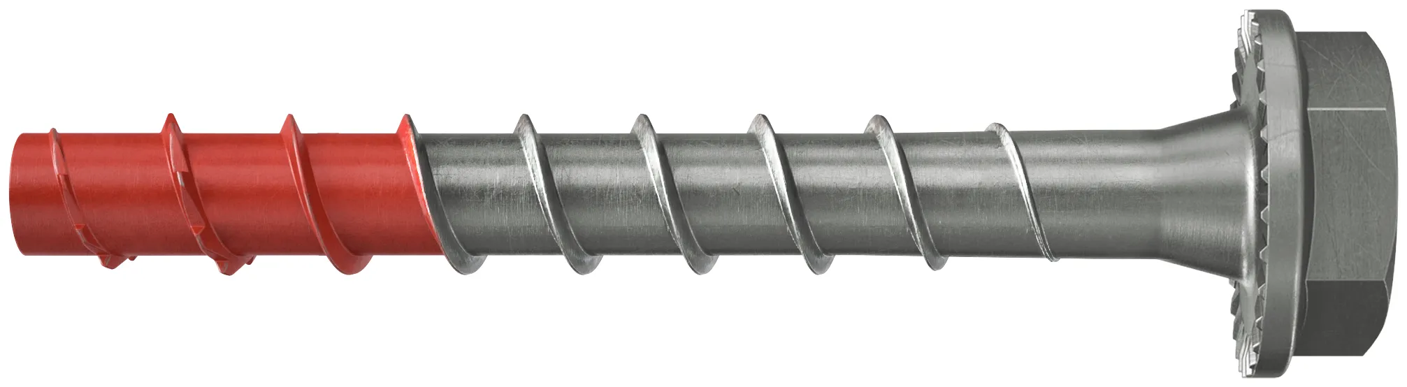 fischer Betonschraube UltraCut FBS II 6 x 85/25 US SW 13 R, Sechskant mit U-Scheibe, nicht rostender Stahl