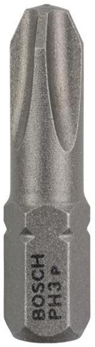 Bosch Schrauberbit Extra-Hart ISO1173 C6.3 PH 3 L.25mm 1/4Zoll-Außen-6kt 25St.