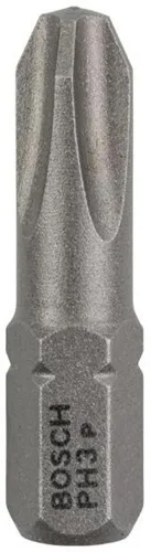 Bosch Schrauberbit Extra-Hart ISO1173 C6.3 PH 3 L.25mm 1/4Zoll-Außen-6kt 25St.