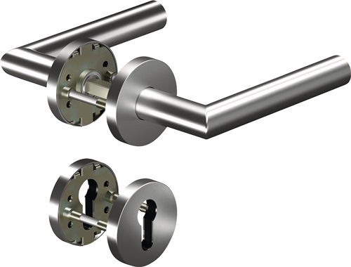 Feuerschutzgarnitur für Türstärke 38 - 63 mm PZ rund OGRO