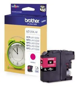 Brother Tintenpatrone LC125XLM 1.200Seiten magenta