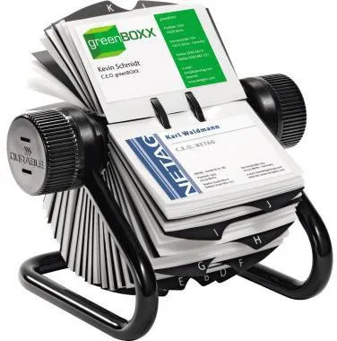 DURABLE Rollkartei VISIFIX 248101 400Karten schwarz