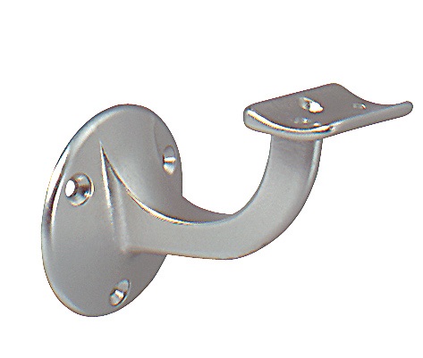 Handlaufträger Durchmesser Wandplatte 53 mm gewölbte Auflage DENI