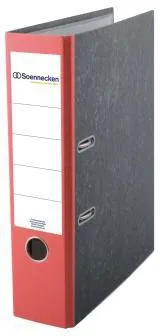 Soennecken Ordner 3322 DIN A4 80mm Pappe rot