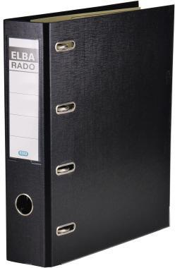 ELBA Doppelordner rado plast 100551851 2xA5 quer 75mm schwarz
