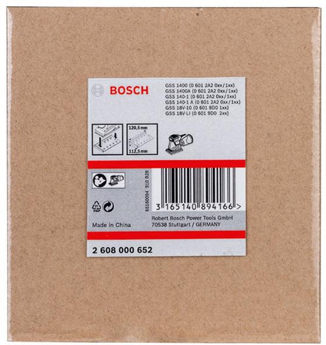 Bosch Lochwerkzeug B.120,5mm L.112,5mm 6Löcher