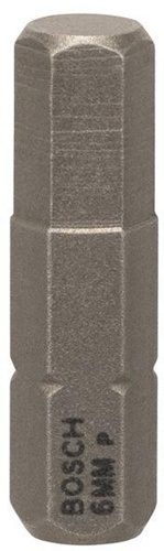 Bosch Schrauberbit Extra-Hart ISO1173 C6.3 HEX 6 L.25mm 1/4Zoll-Außen-6kt 3St.