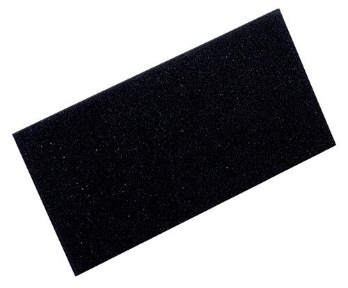 Zellgummiauflage schwarz