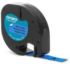 DYMO Schriftbandkassette LetraTag S0721650 12mmx4m sw auf bl