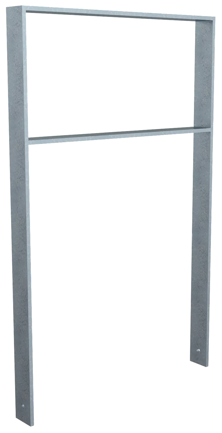 SCHAKE Anlehnbügel aus Flachstahl 80 x 12 mm