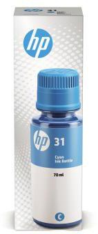HP Tintenflasche 1VU26AE Nr.31 70ml cyan