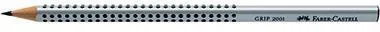 Faber-Castell Bleistift GRIP 2001 117000 Dreieckform HB silbergrau