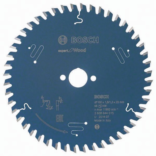 Bosch Kreissägeblatt Expert Wood AD160mm Z.48 WZ Bohr.20mm Schnitt-B.1,8mm