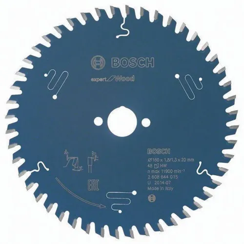 Bosch Kreissägeblatt Expert Wood AD160mm Z.48 WZ Bohr.20mm Schnitt-B.1,8mm