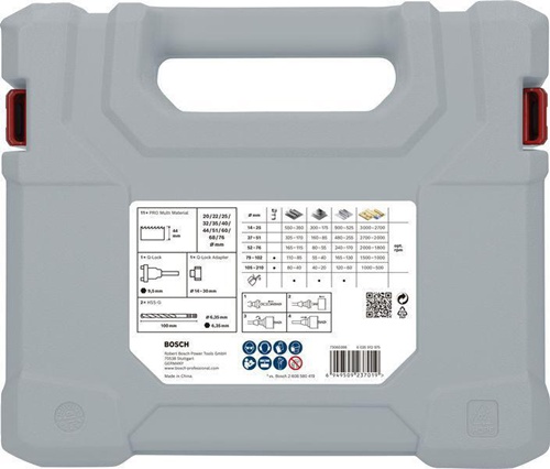 Bosch Lochsägen-Set PRO Multi Material 15tlg. D.20-76mm 