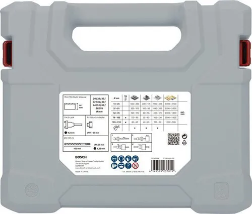 Bosch Lochsägen-Set PRO Multi Material 15tlg. D.20-76mm