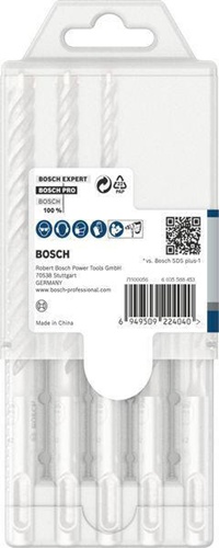 Bosch Hammerbohrer PRO 5tlg. D.5-10mm Arbeits-L.50/100mm SDS plus-5X 