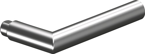 Türdrückerlochteil OGRO 8906 Alu.F1/Satino 4-KT.8mm DIN L/R OGRO