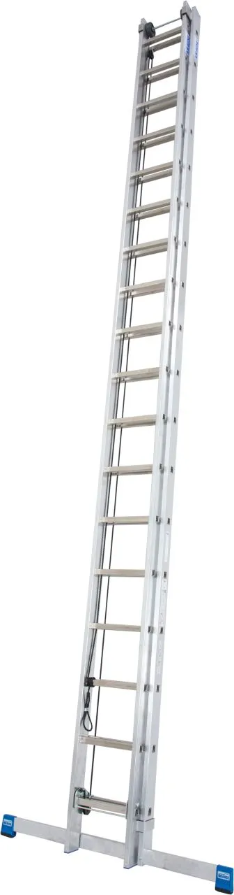 Krause STABILO Sprossen-SeilzugLeiter zweiteilig 2x18 Sprossen