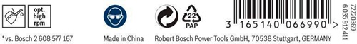 Bosch Metallbohrer PRO Metal Arbeits-L.56mm D.2mm L.86mm Typ N HSS-G 5St.