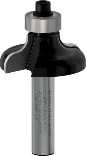 Bosch Profilfräser G Arbeits-L.12,7mm D.31,8mm L.54mm Schaft 8mm Radius 4,8mm