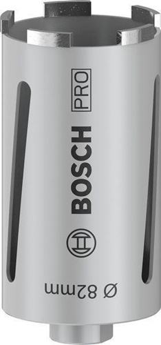 Bosch Diamanttrockenbohrkrone PRO Arbeits-L.82mm D.150 G 1/2Zoll 5 Seg.