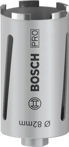 Bosch Diamanttrockenbohrkrone PRO Arbeits-L.82mm D.150 G 1/2Zoll 5 Seg.