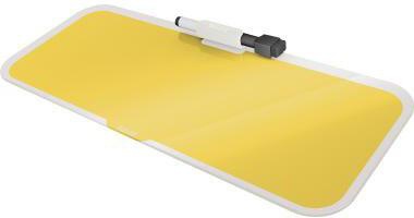 Leitz Desktop-Memoboard Cosy 52690019 380x150x60mm Glas gelb