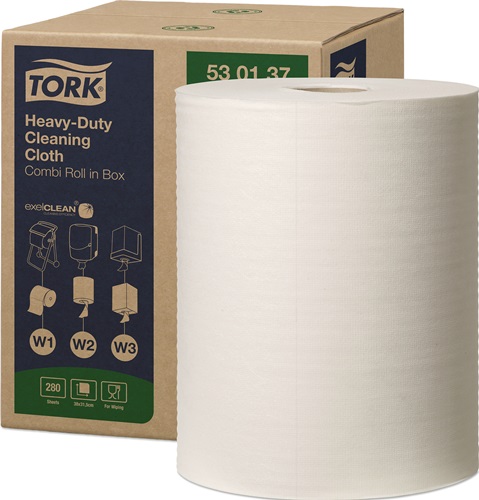 Putztuch TORK 530137 L.ca.106 mxB.ca.315mm weiß 1-lagig Rl.TORK