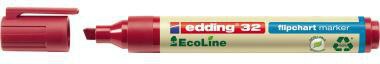 edding Flipchartmarker 32 EcoLine 4-32002 1-5mm Keilspitze rot