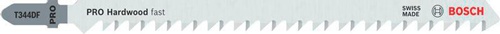 Bosch Stichsägeblatt PRO Hardwood fast T344DF L.152mm BIM Zahnteilung 4mm 25 St 