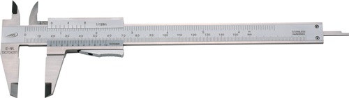 Taschenmessschieber DIN 862 150mm m.Momentf.eck.H.PREISSER